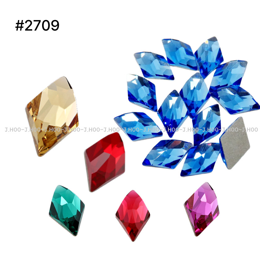 Swarovski 2709 Rhombus Flat Back 10*6mm(2pcs)