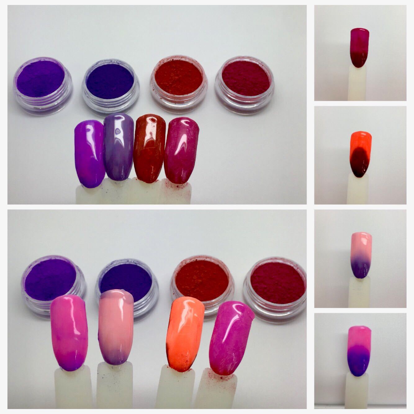 Thermochromic Pigment Thermal Colours Change Temperature Nails Powder 31 degree