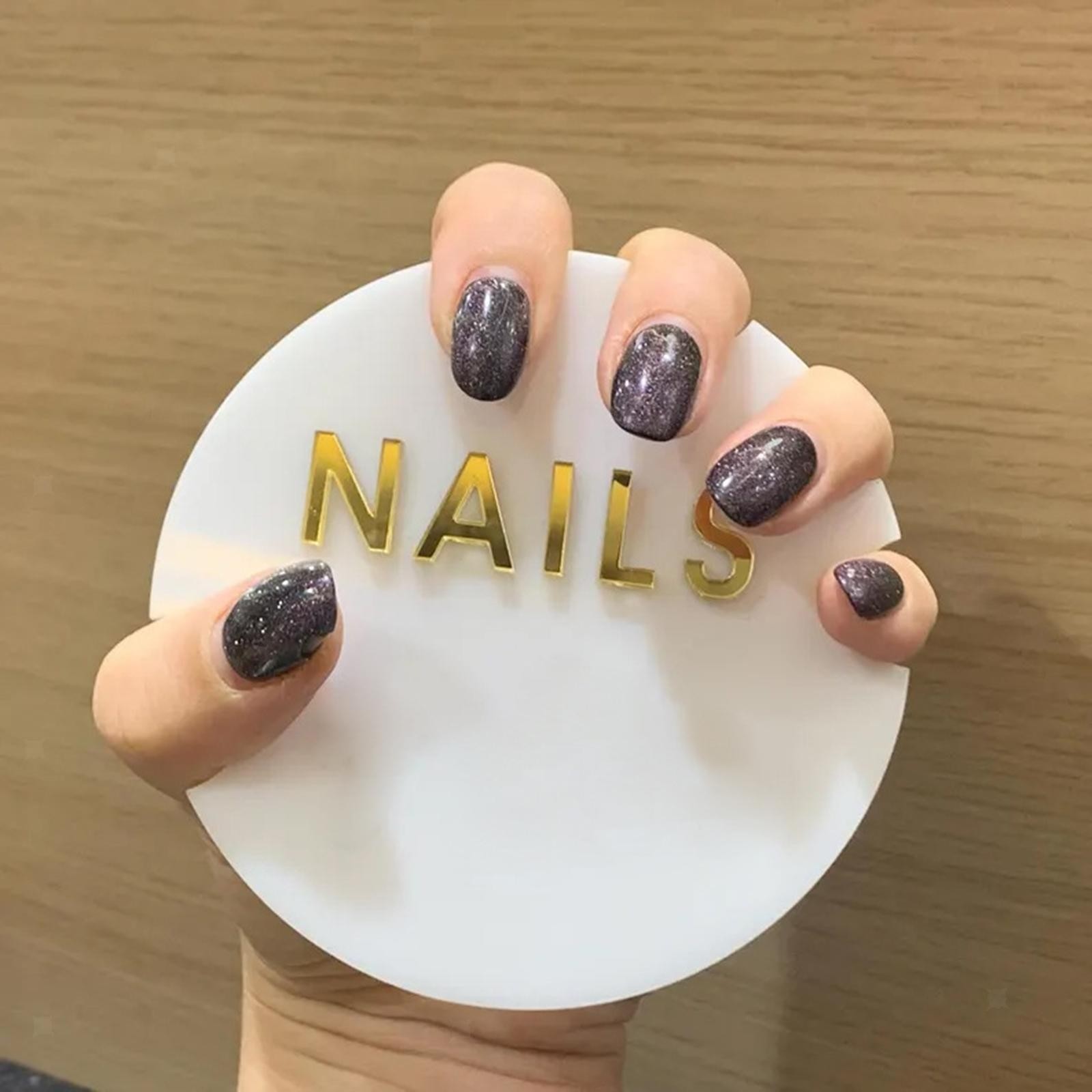 Manicure Photo Prop Simple Multifunctional Pocket Smooth Surface Tech Props