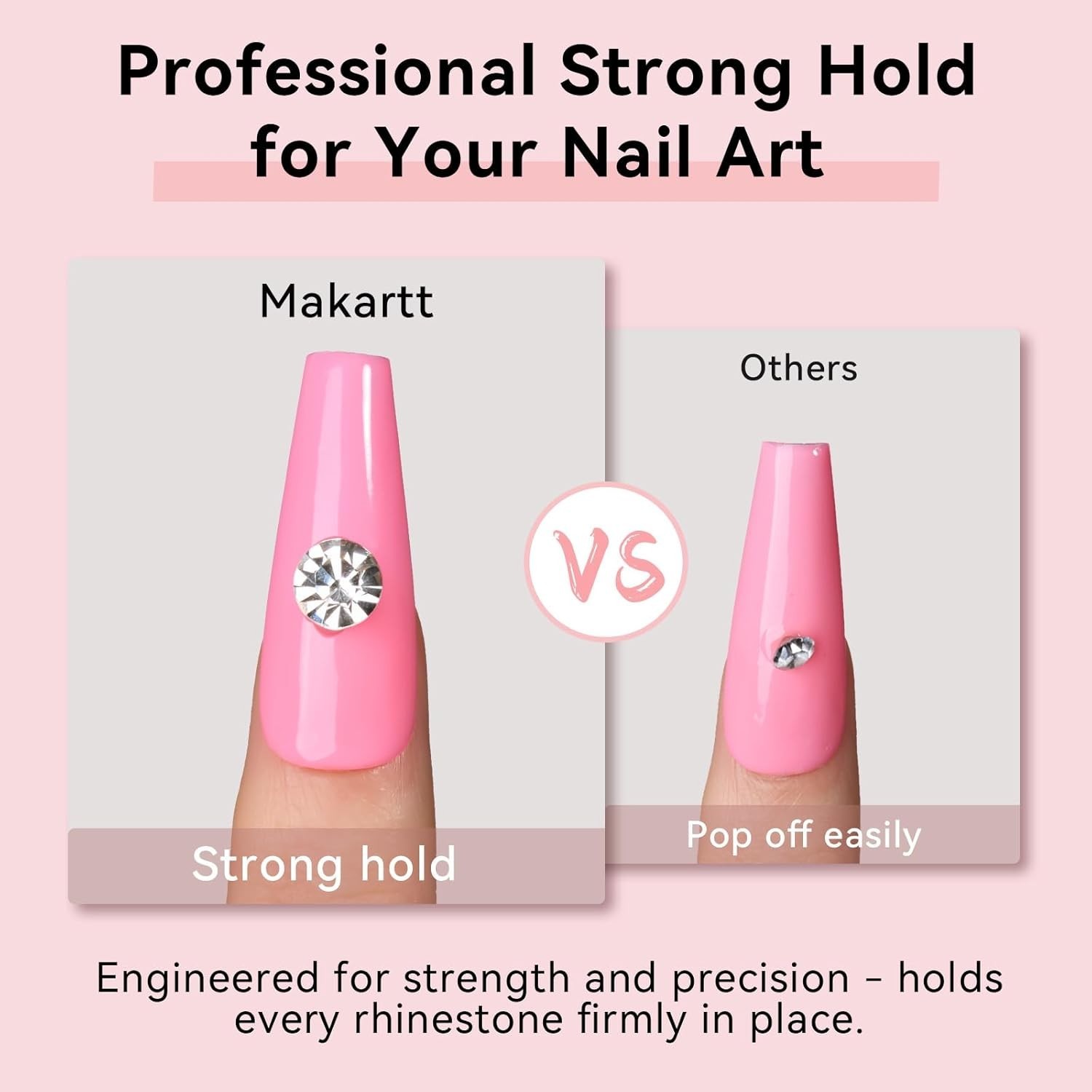 30ML Non-Toxic UV Resin Nail Glue Gel – Perfect for Rhinestone Charms & DIY Art