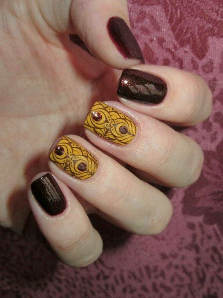 Nail Art Stamping Image Plate Exoticism Theme DIY Template Manicure BPX-L011