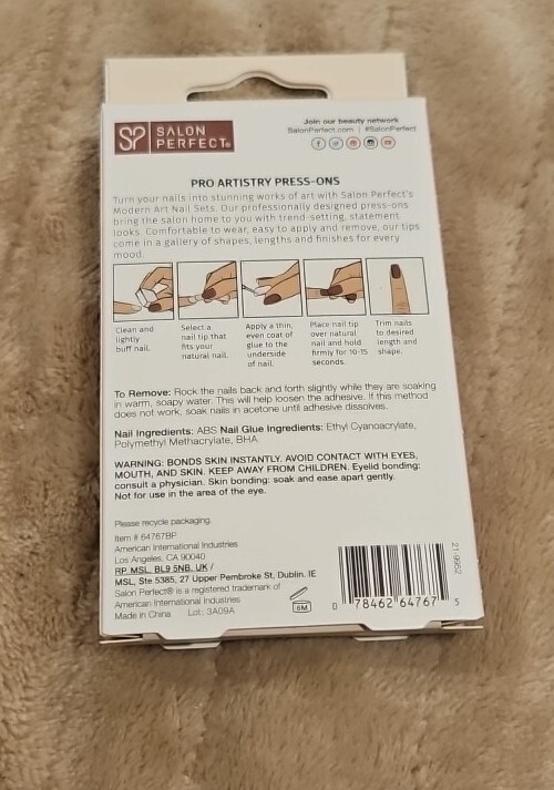 Modern Nostalgia & Modern Art Salon Perfect Nail Sets (2) SEALED NEW Free…