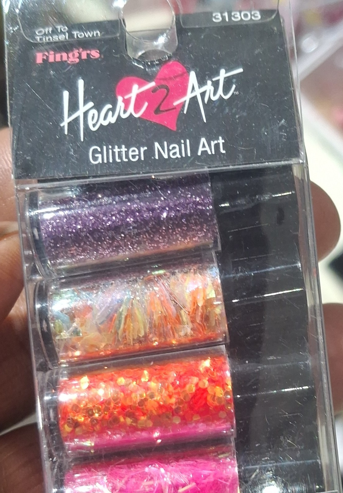 Fing’rs Heart 2 Art Multicolor Glitter Nail Art Set for Nail Art 31303