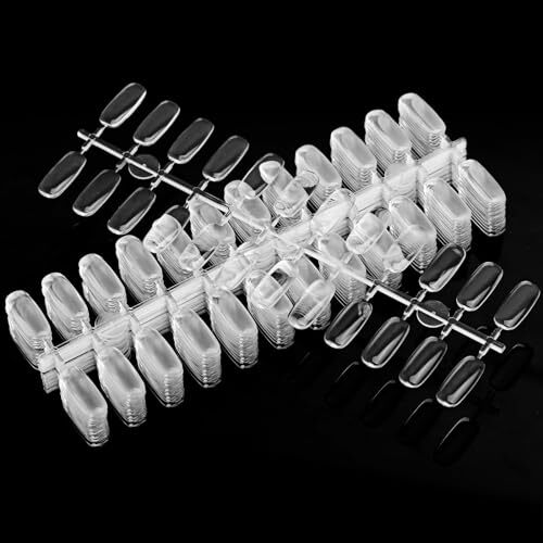 360PCS Flat Square Nail Tips for Nail Color Display Book, Nail Color 360pcs