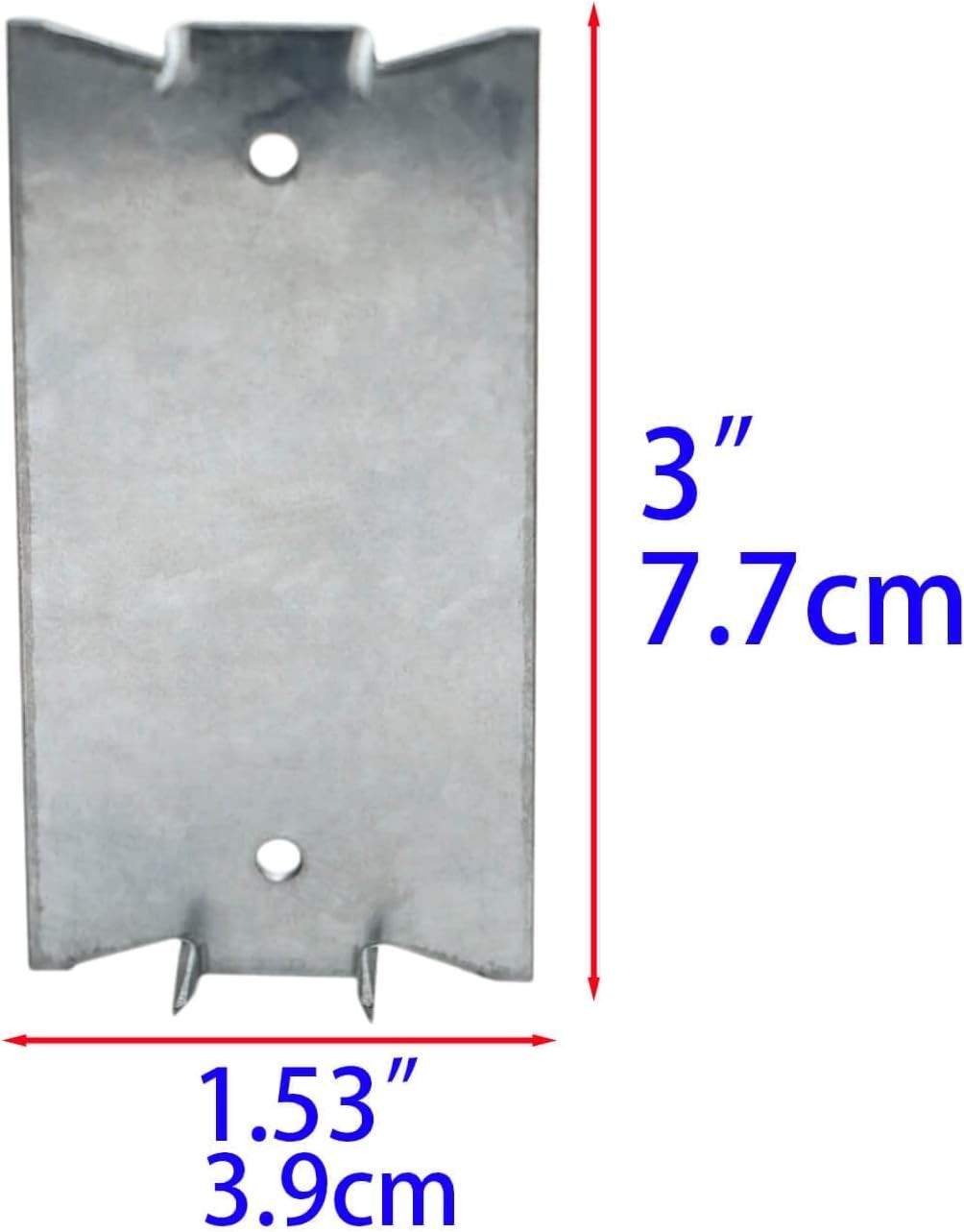 30PCS Iron Safety Nail Plates, 1.5×3 Inch with Sharp Prongs – Secure Wires