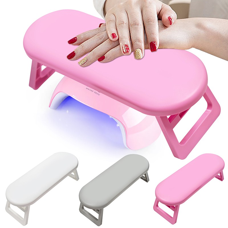 Nail Art Pillow Plastic Soft Lightweight Manicure Hand Rest Cushion Salon