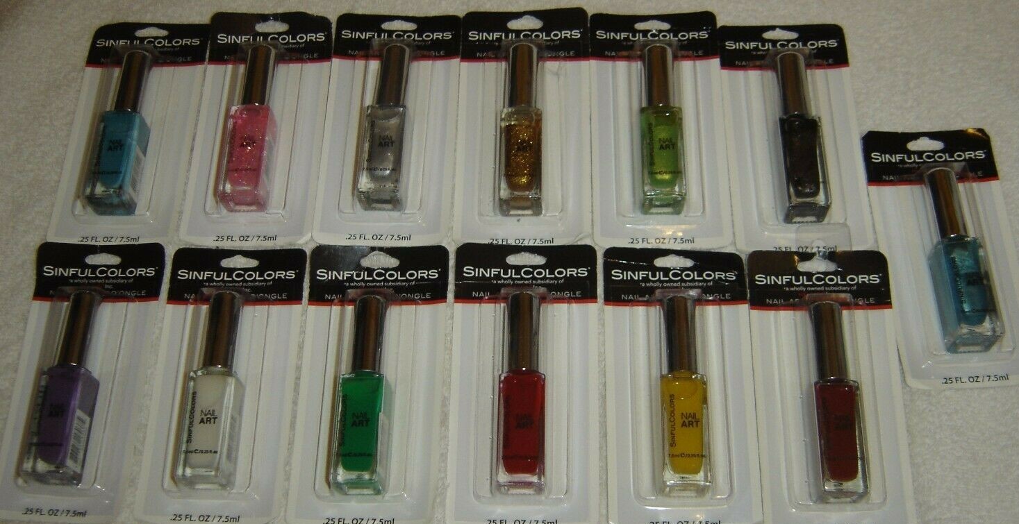 SINFUL Colors***NAIL ART*** pIck yOUr cOLOr ~~0.25 fl oz/7.5 ml~~NEW~~SEALED