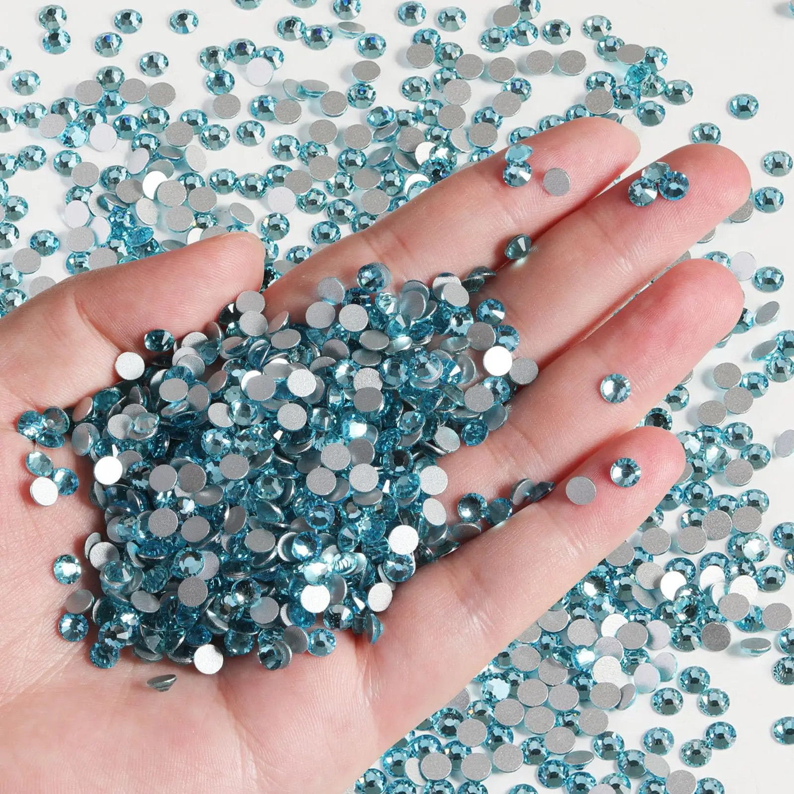 1000pcs Non Hot Fix Rhinestones 2/3/4mm Round Resin Flatback Crystal Rhinestone