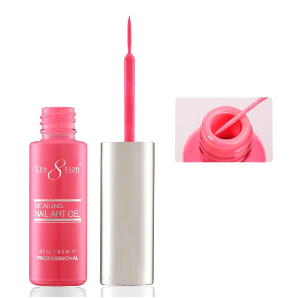 Cre8tion Detailing Nail Art Gel .33 Oz – #11 Coral