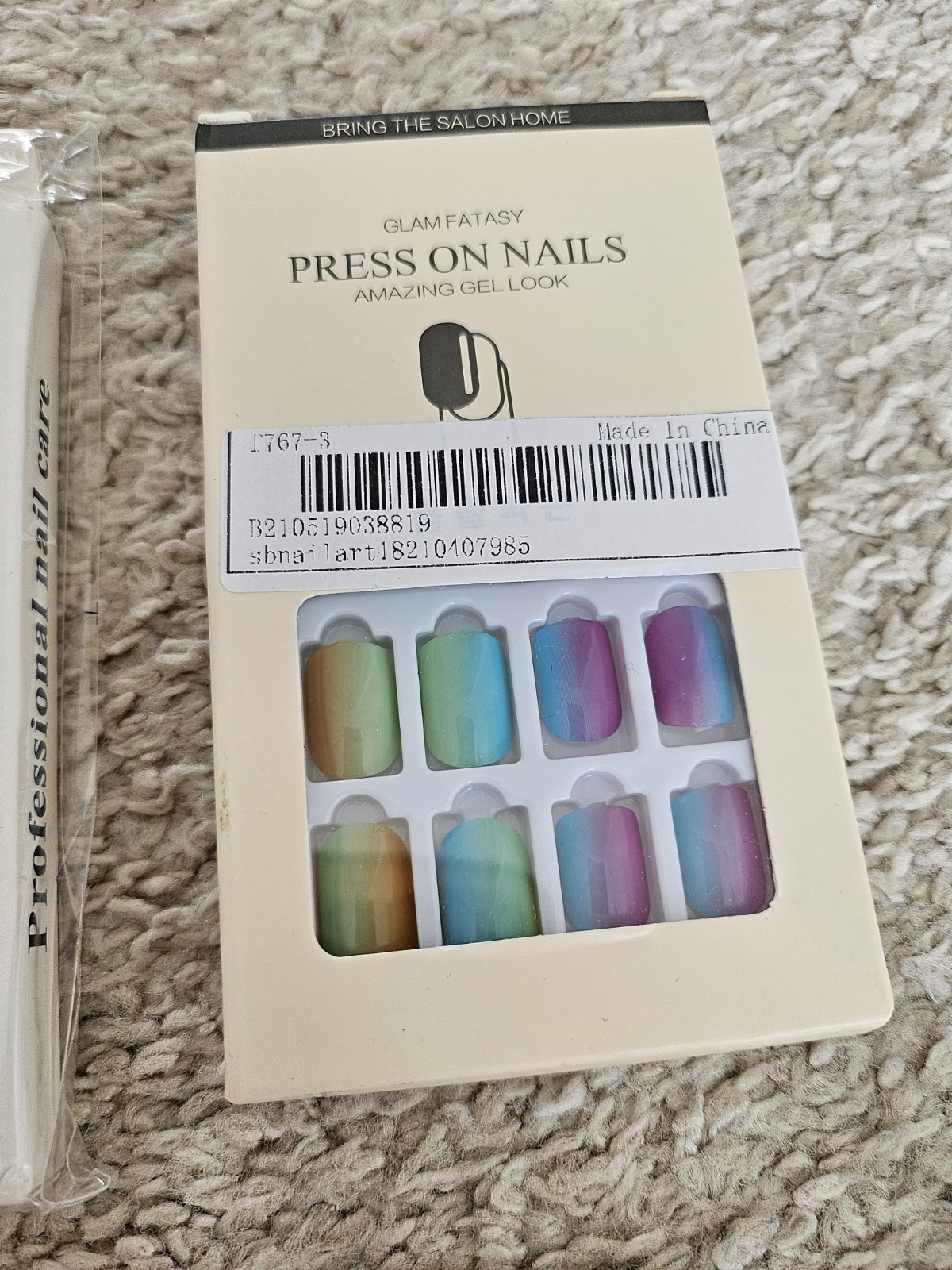 Lot Of 22 False Nail Sets (21 hands, 1 toes)