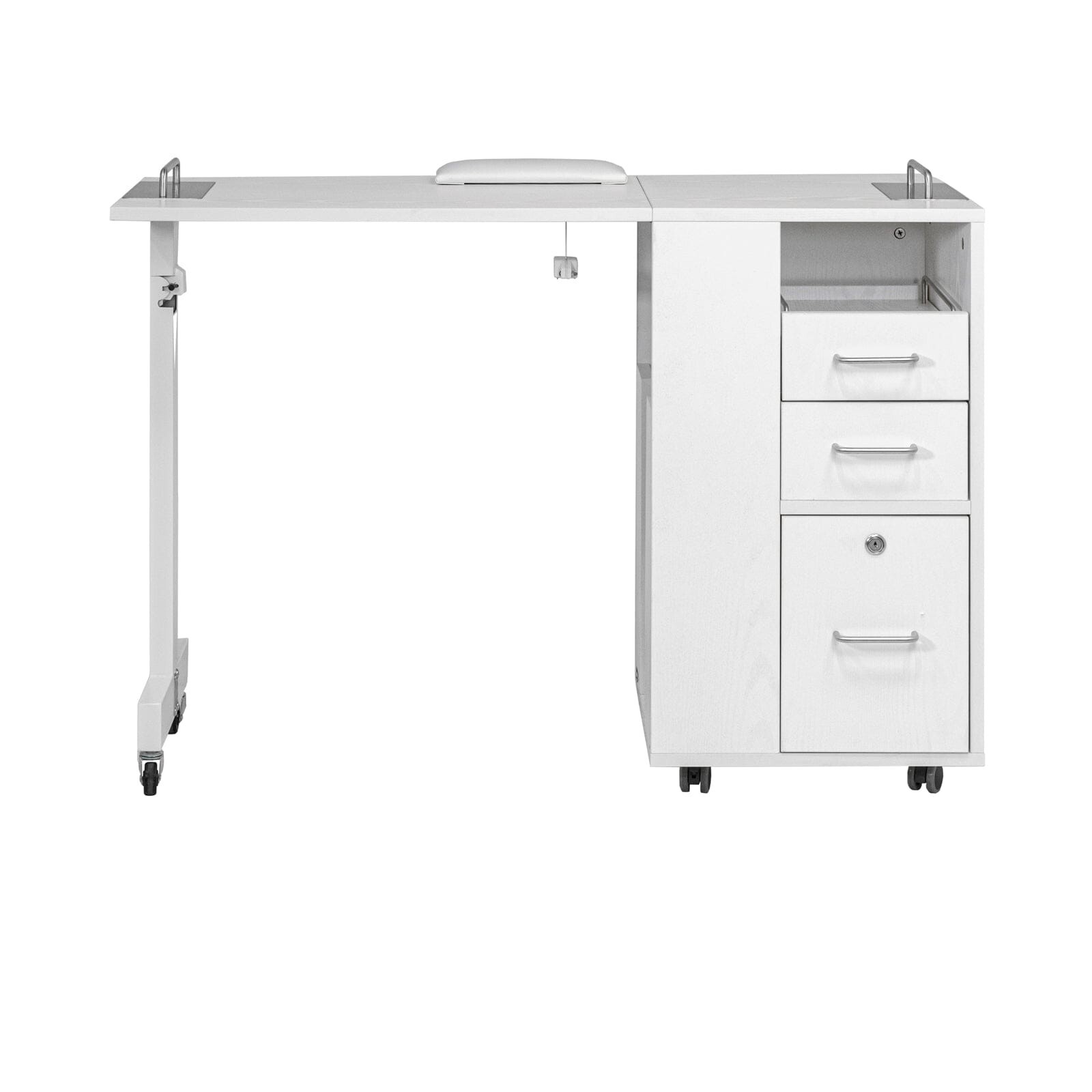 Folding Manicure Table Nail Desk Beauty Salon Nail station Nail Art Equipment