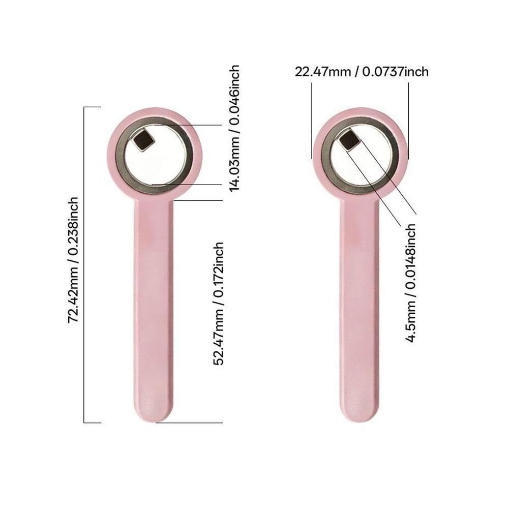Circle Cat Eye Magnet for Nails,Rotating Ring Magnet with a Handle for Nails Art