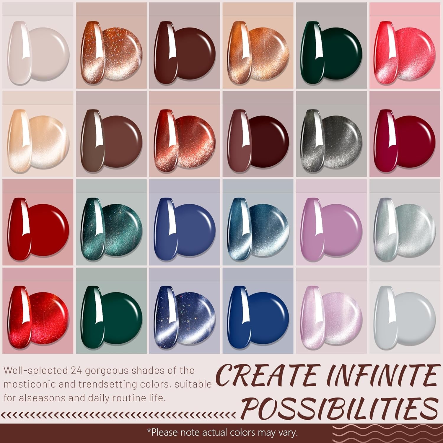 DIY Glitter Sequins Spring&Summer Solid Gel Polish Set Salon Nail Art Set Gifts