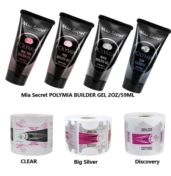 Mia Secret POLYMIA BUILDER GEL /NAIL FORM – CHOOSE COMBO