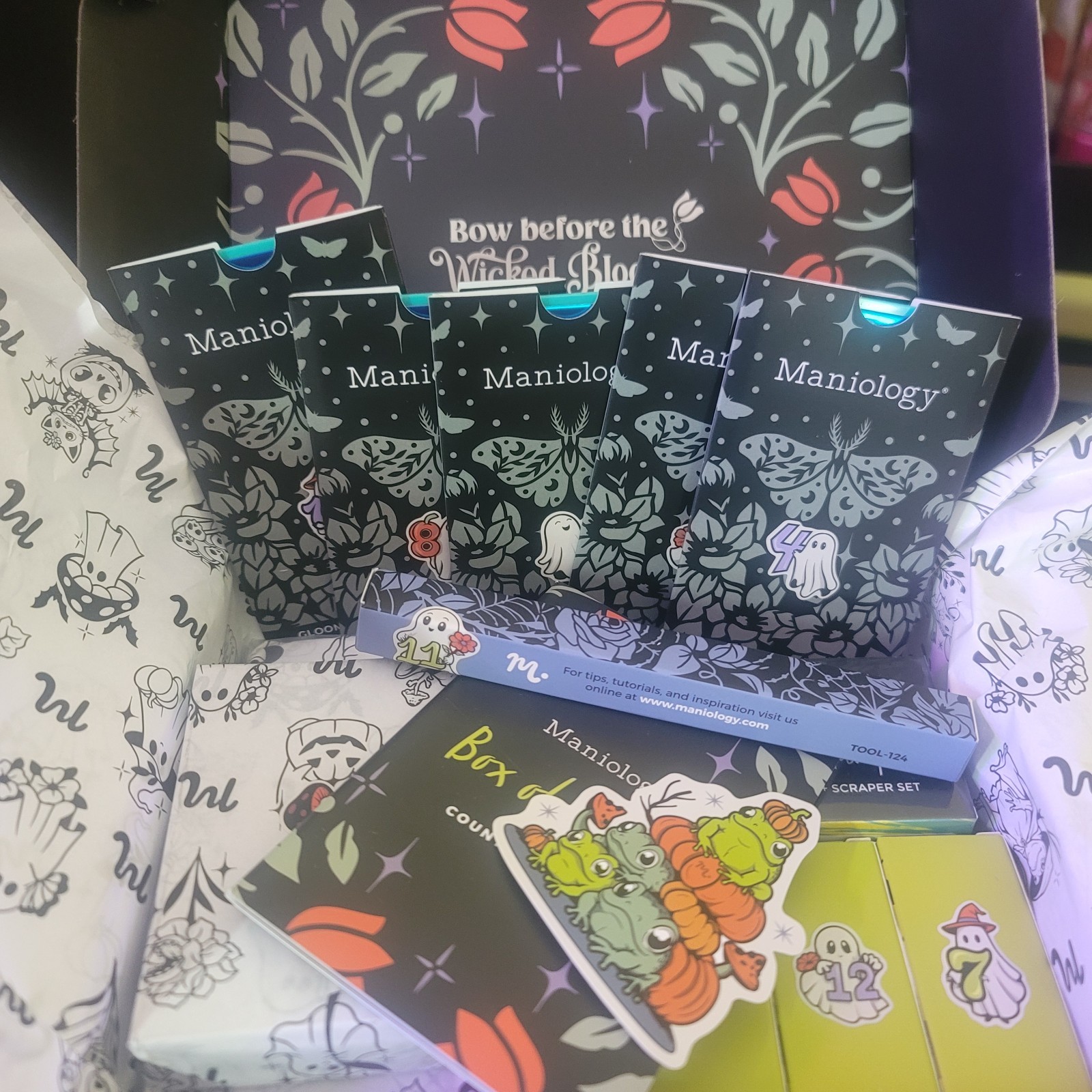 Htf! Maniology Box of Gloom ’25 Limited Edition Nail Stamping