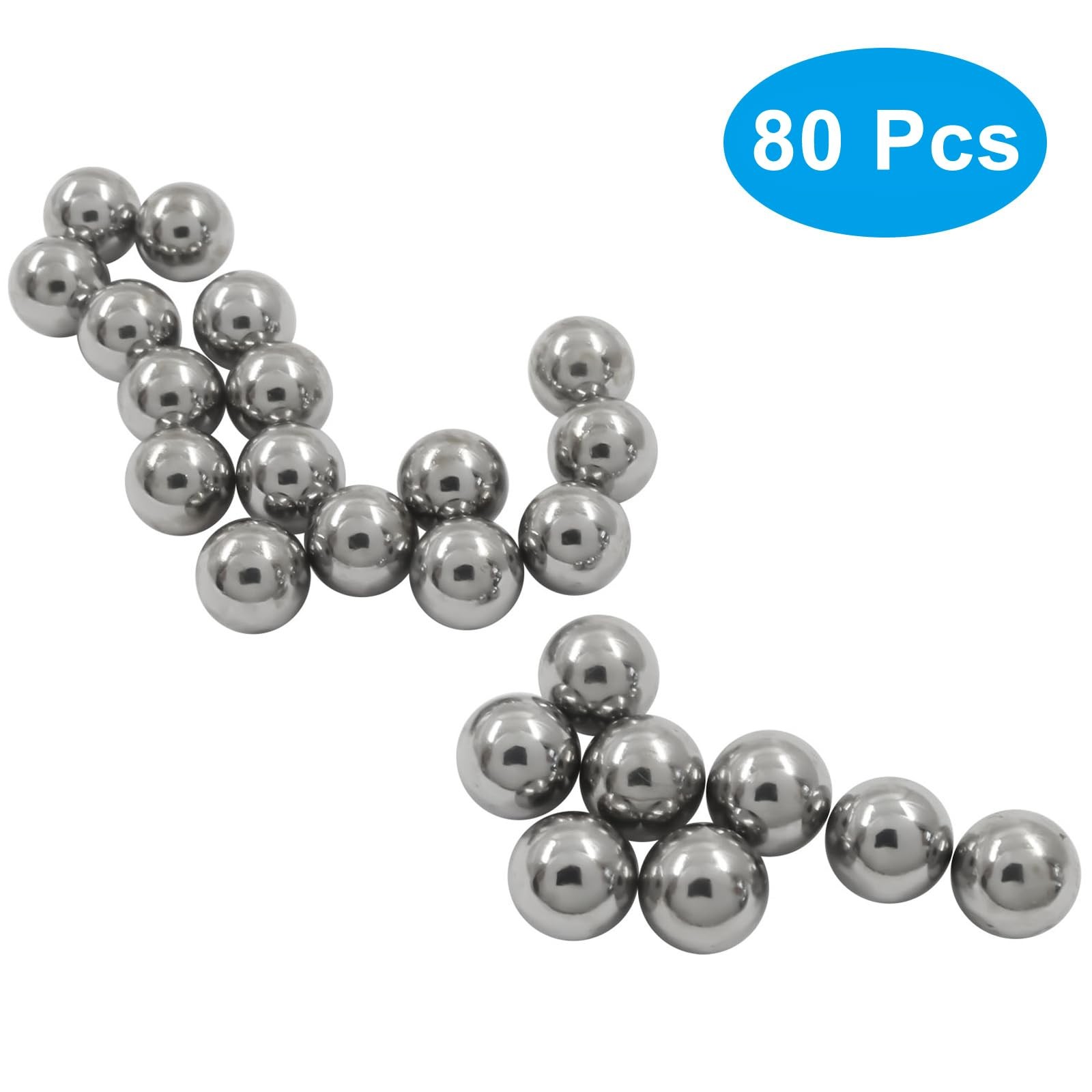 100 PCS 10mm Precision Polished Carbon Steel Bearing Balls Industrial DIY