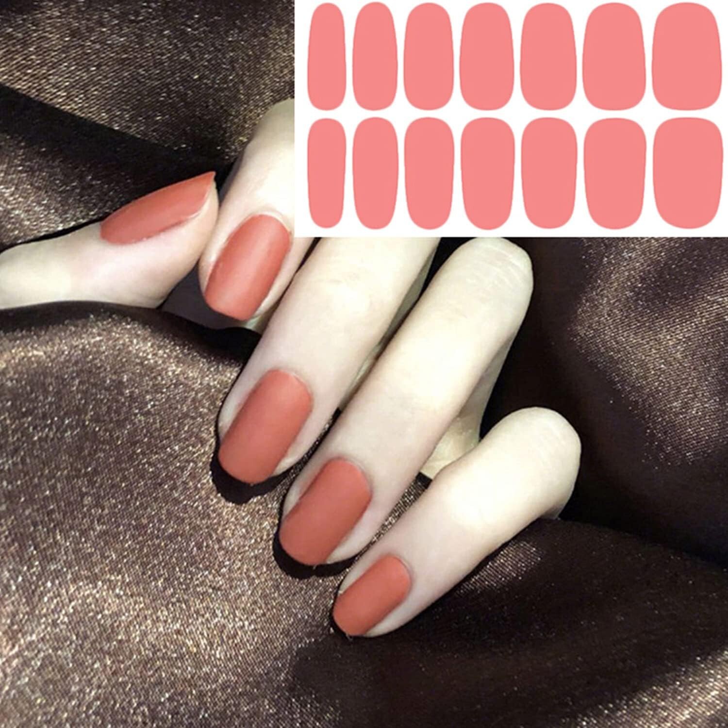 Thicker Real Nail Polish Strips – Fashionable Art for All Nail Types – 20 Sheets