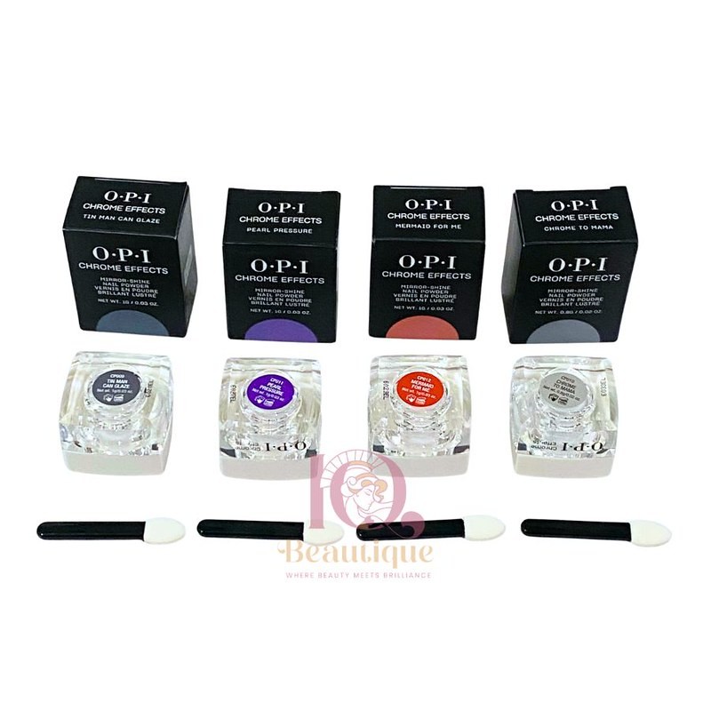 OPI Chrome Effects Mirror-Shine Powder 1 gram/0.03 oz FULL SET 4PCS (CP009-12)