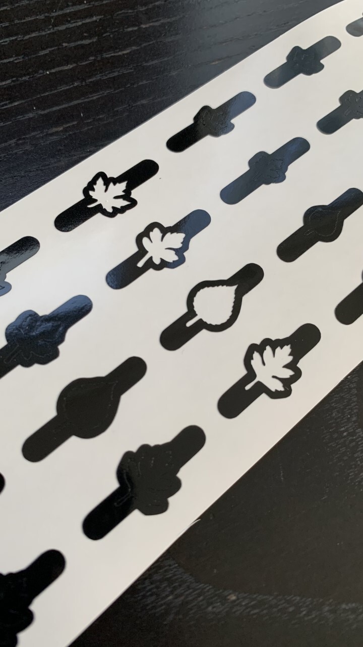Butterfly, Fire, Flame, Heart Chain, Scattered Hearts Stencils for Nails,