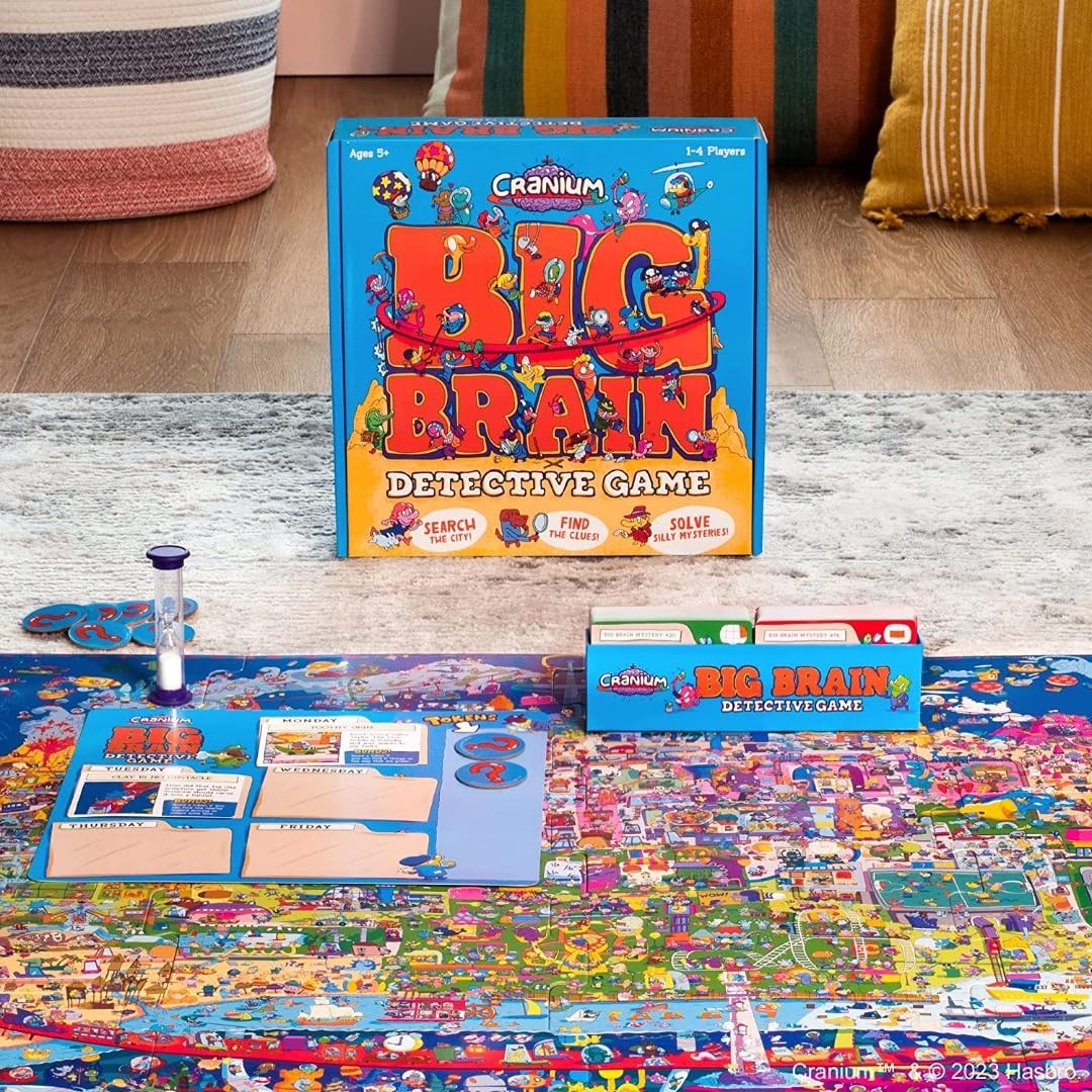 Funko Cranium Big Brain Detective Game for 1-4 Players Standard, Multicolor