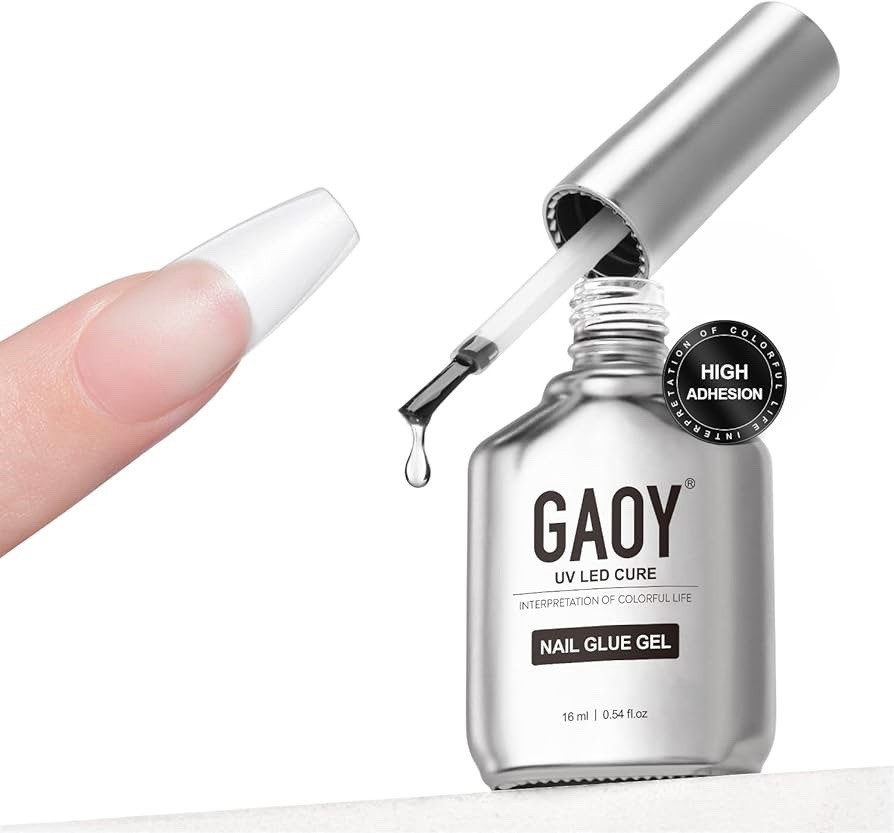GAOY UV LED Cure Gel Manicure Set 0.54 oz (R2, B16, 2)