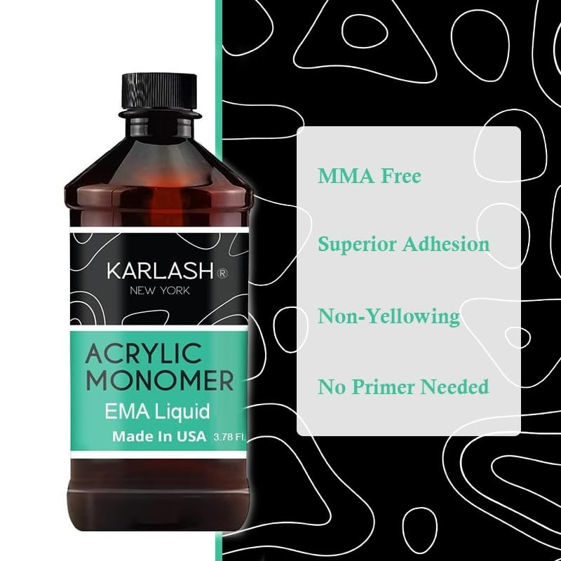 4 oz Acrylic Liquid Monomer – Strong Smell Yet Safe, Perfect for Creative Nails