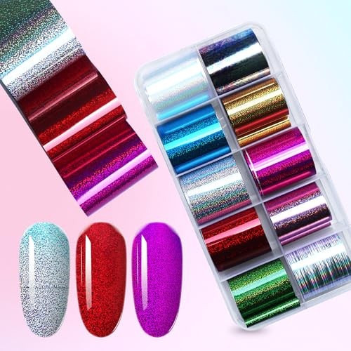 Transfer Nail Foil Flower White Black Lace Nail Art Sticker Decals Style F