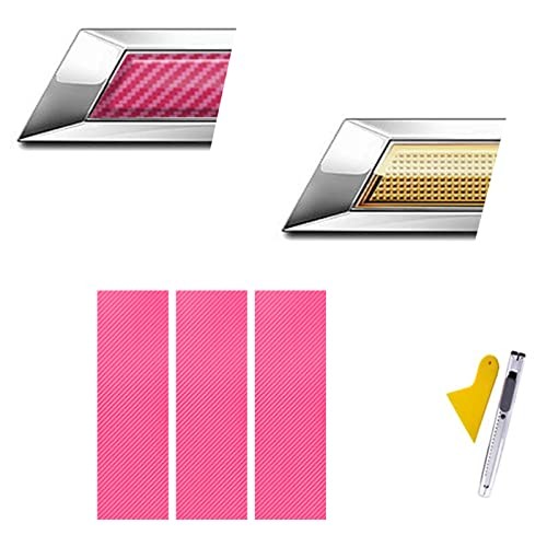 Compatible with Bowtie Logo Wrap Stickers Cut-Your-Own Emblem Overlay Pink 3