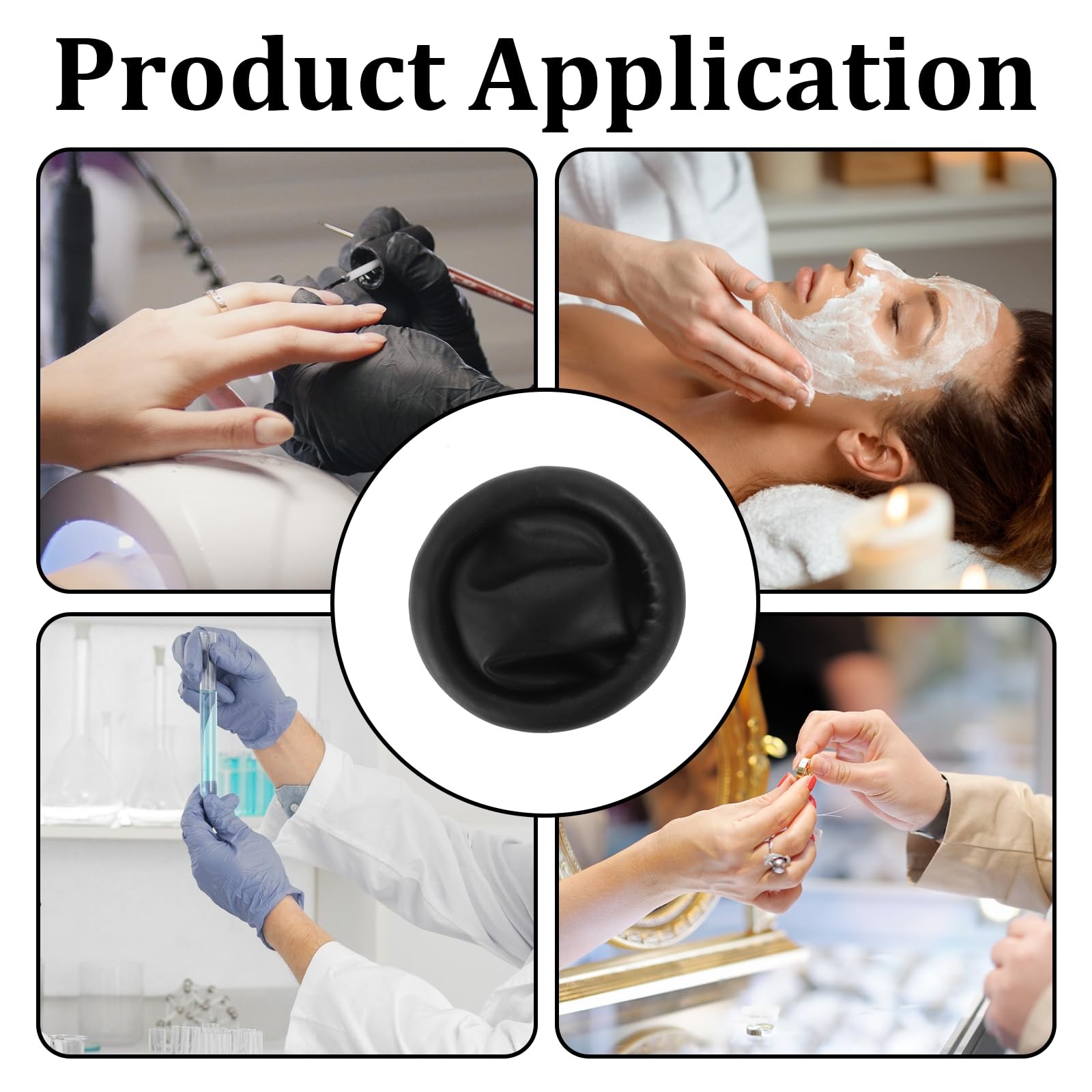 400 Pcs Black Finger Cots Large Finger Condoms Rubber Fingers Tip Covers Glov…