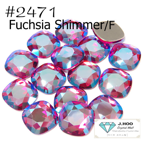 Swarovski 2471 Cushion Flat Back 10mm(4pcs)