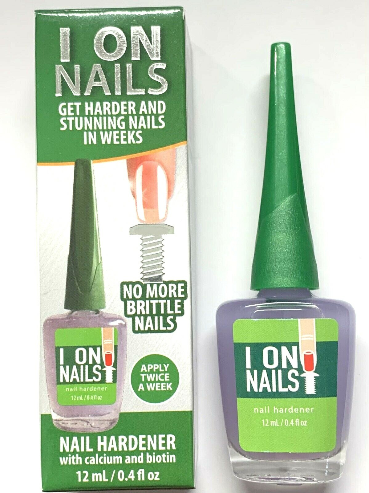 I ON NAILS get harder and stunning nails in week ( Nueva Uñas de Hierro ) 12ml