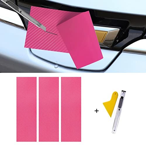 Compatible with Bowtie Logo Wrap Stickers Cut-Your-Own Emblem Overlay Pink 3