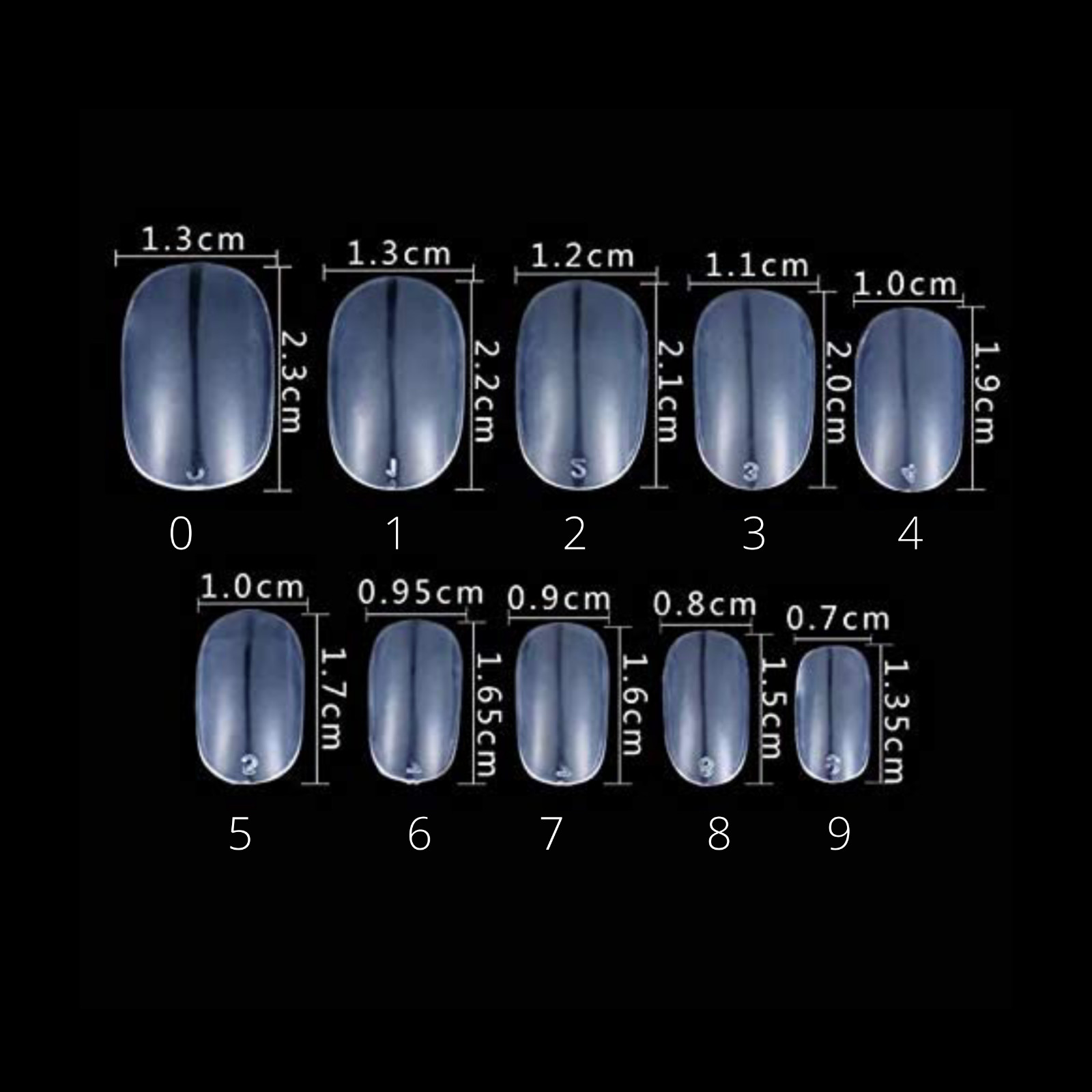 Elegant Elephants – press on nail set- (Set of 18 sizes 0-8) Short Oval