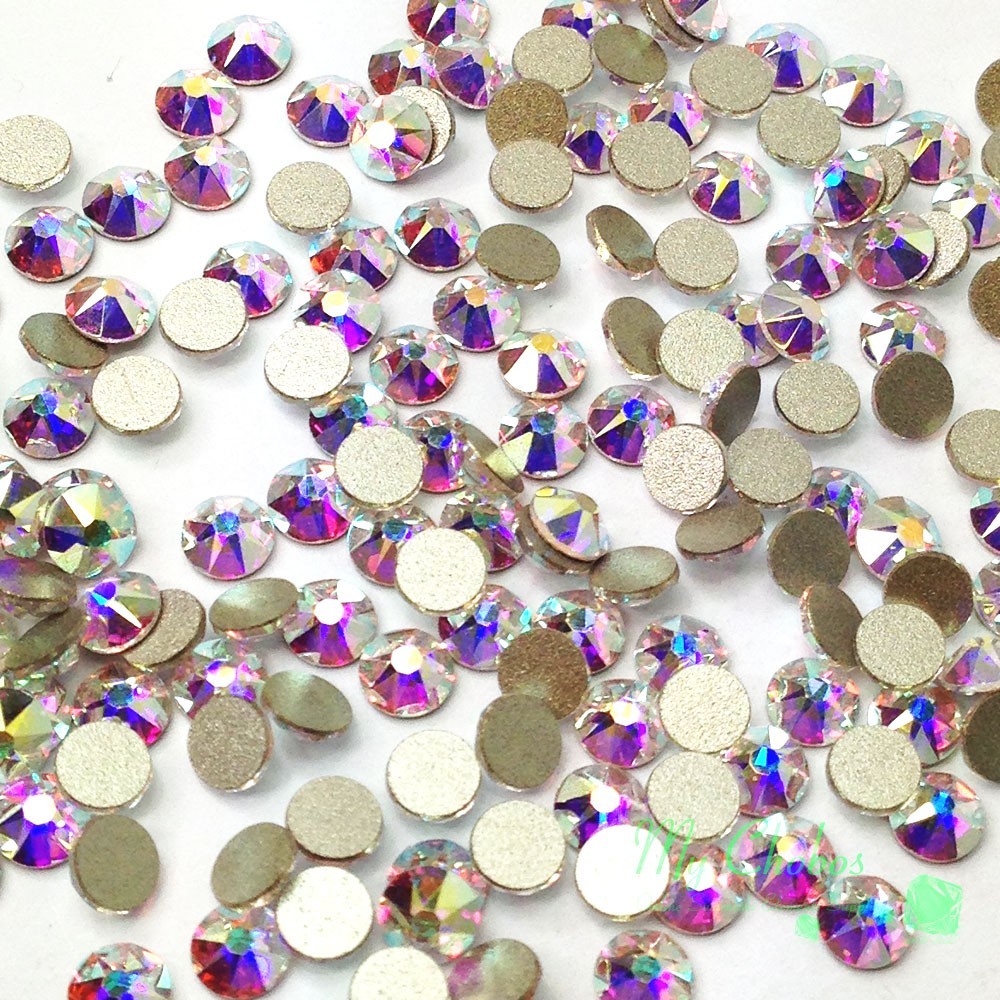Swarovski 2058/2088 Flatbacks Rhinestones Wholesale lot Bulk CRYSTAL AB (001 AB)