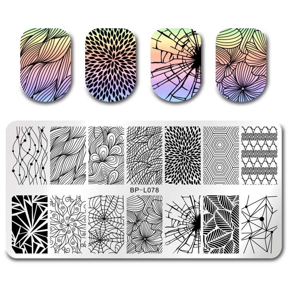 Born Pretty Nail Stamping Plate -BP-L078 – new
