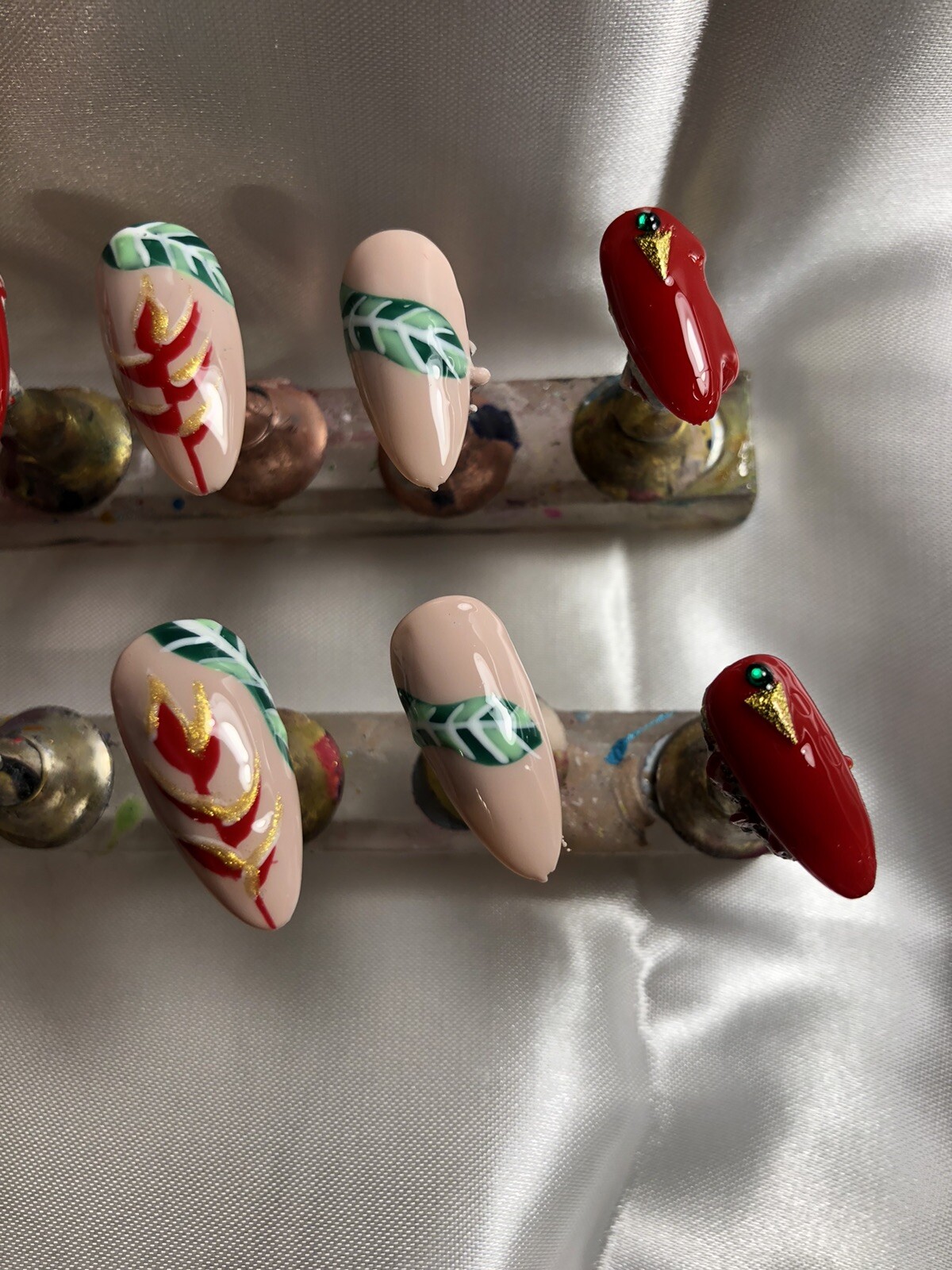 Z Nailz! Gorgeous Set of Handcrafted/Homemade Press On Nails