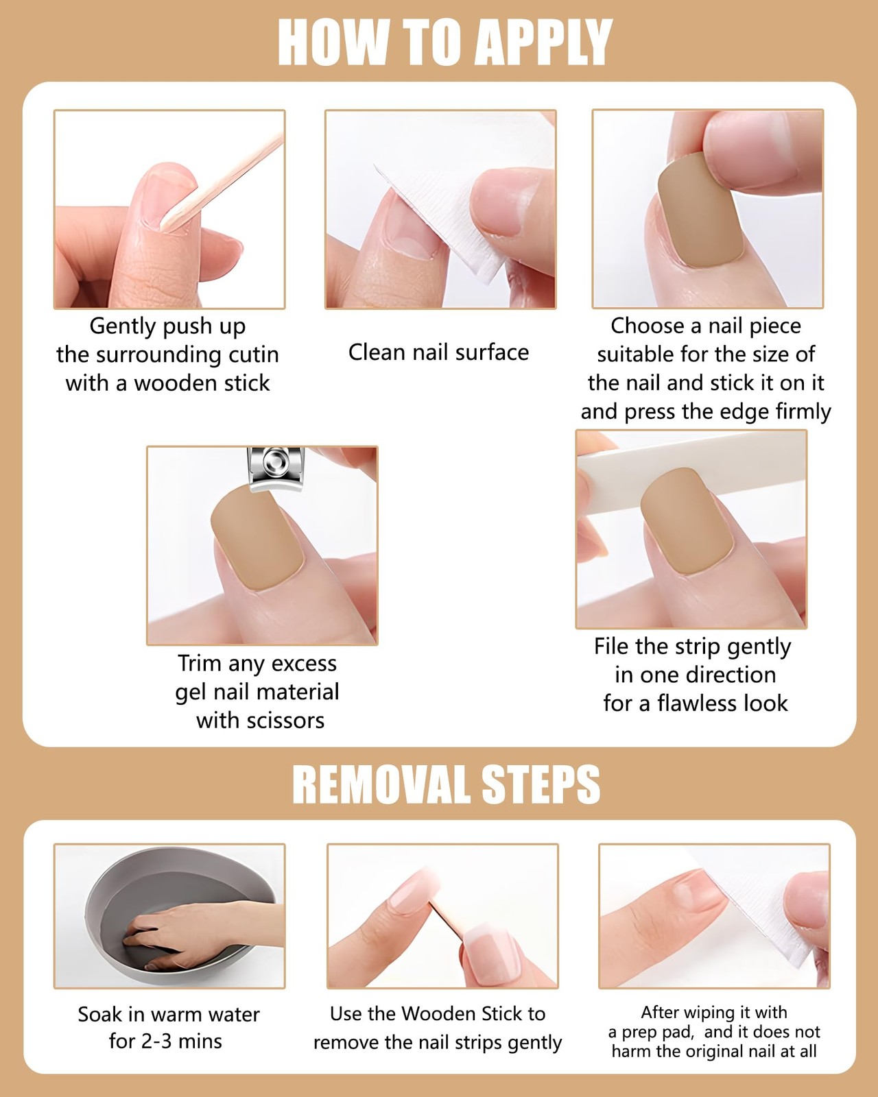 Semi Cured Gel Nail Strips 20 Wraps, UV/LED Free,Zebra White, Salon-Quality, …