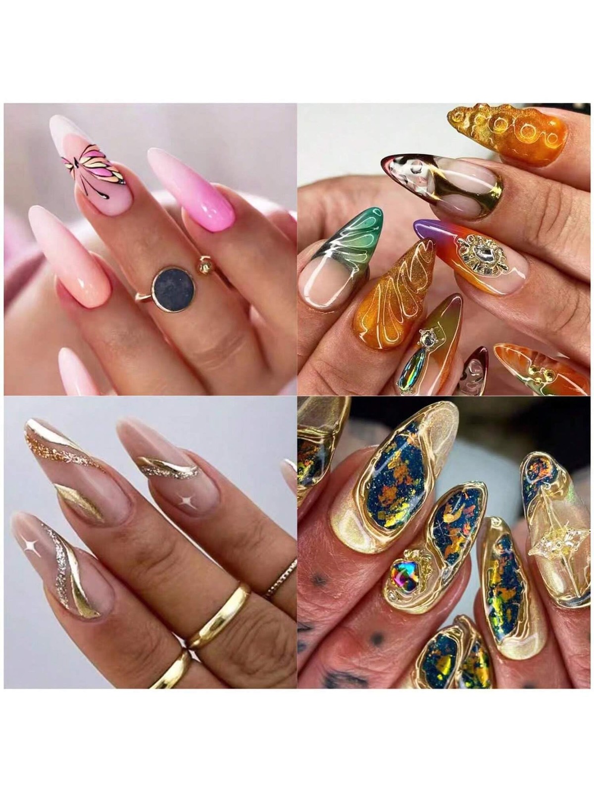finger secret Basic Acrylic Nail Kit,Acrylic Powder and Liquid Multicolor-A2