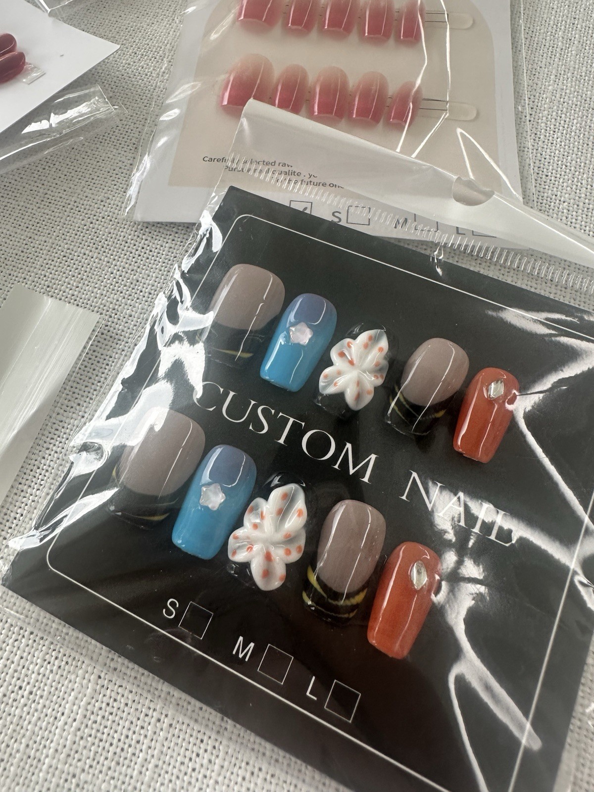 10 pairs 100 pieces size Small xs press-on nails