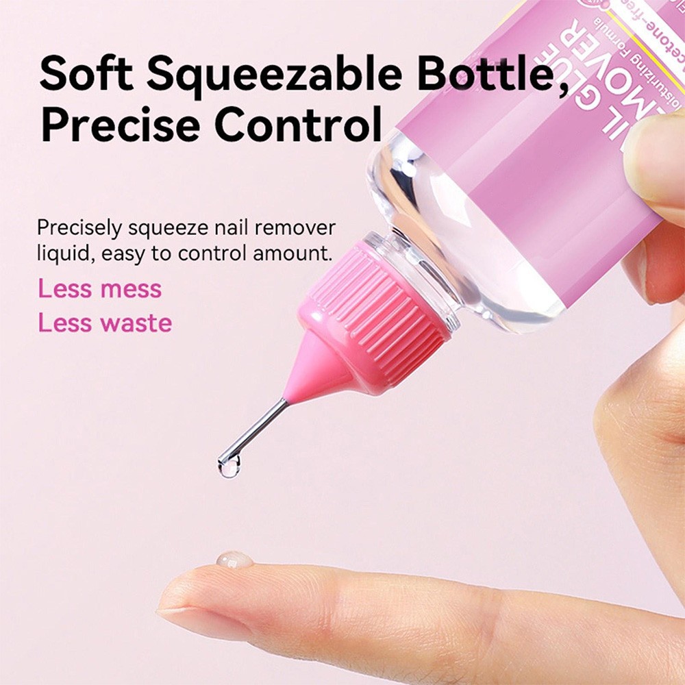 Nail Glue Remover Glue Off For False Nails, Press On Nails Glue Remover 30ml