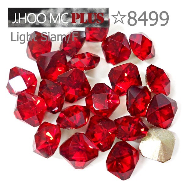 J.HOO Crystal 8499 Kaleidoscope Square V-Cut Fancy 6mm Nail Art (10pcs)
