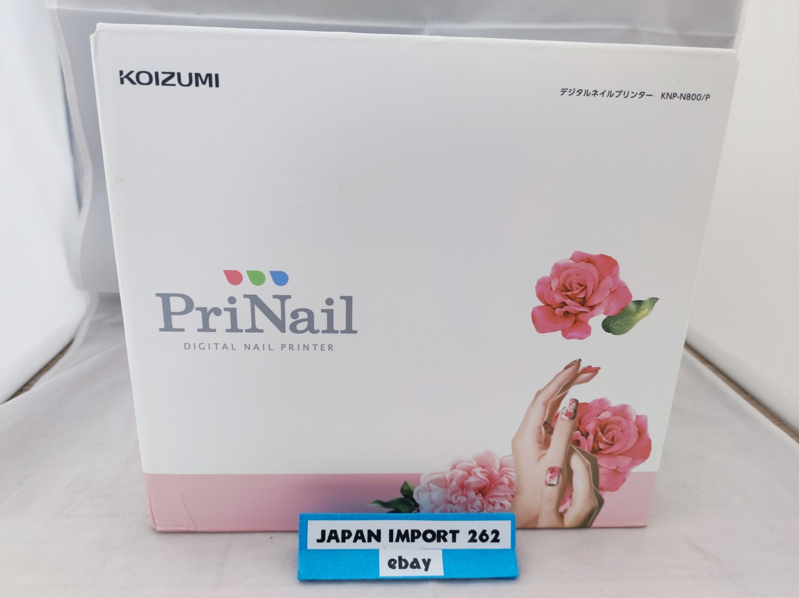 Koizumi Digital Nail Printer Prinail Pink KNP-N800/P Nail Art Machine Wi-Fi