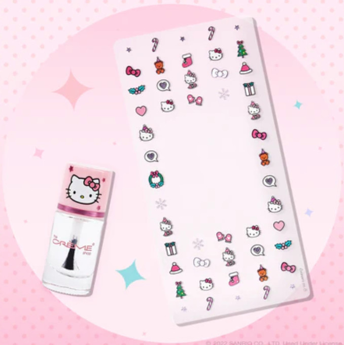The Crème Shop 50 Nail Decals+Clear Hello Kitty Limited Edition Sanrio