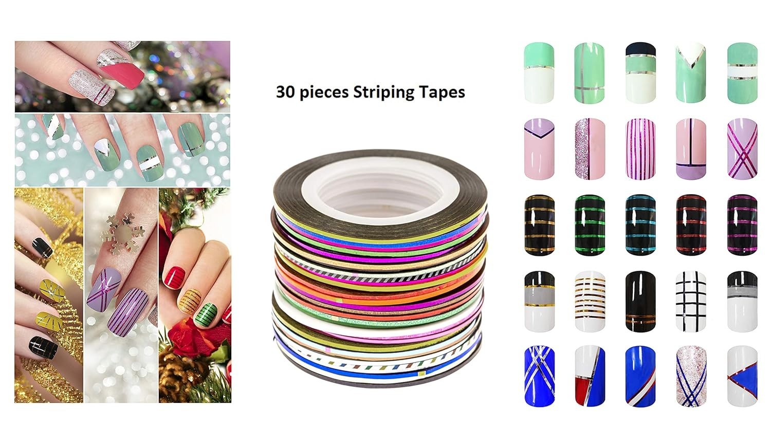 Beaute Galleria 50-Piece Nail Art Tool Kit with Pouch – Unleash Creativity!