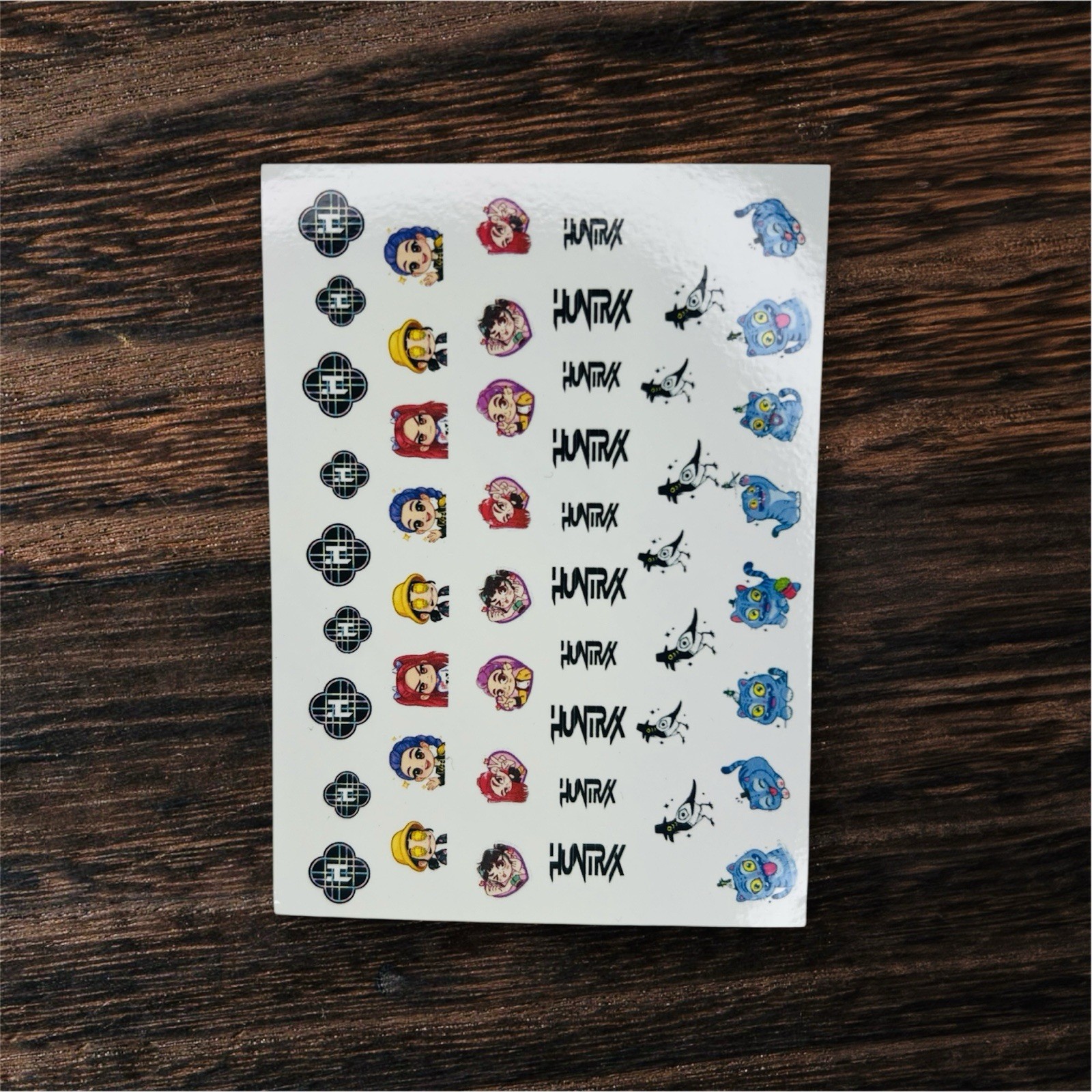 Nail Decals K-pop Demon Hunters Huntrix Waterslide Nail Decals