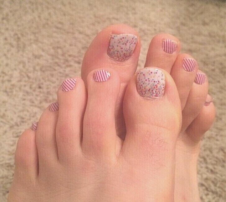 Jamberry Nail Wraps ~ FULL or HALF SHEET ~ HAPPY BIRTHDAY Retired Mixed Manicure