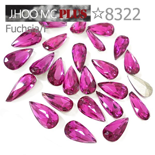 J.HOO Crystal 8322 Teardrop V-Cut Fancy Rhinestones 10×5mm Nail Art (10pcs)