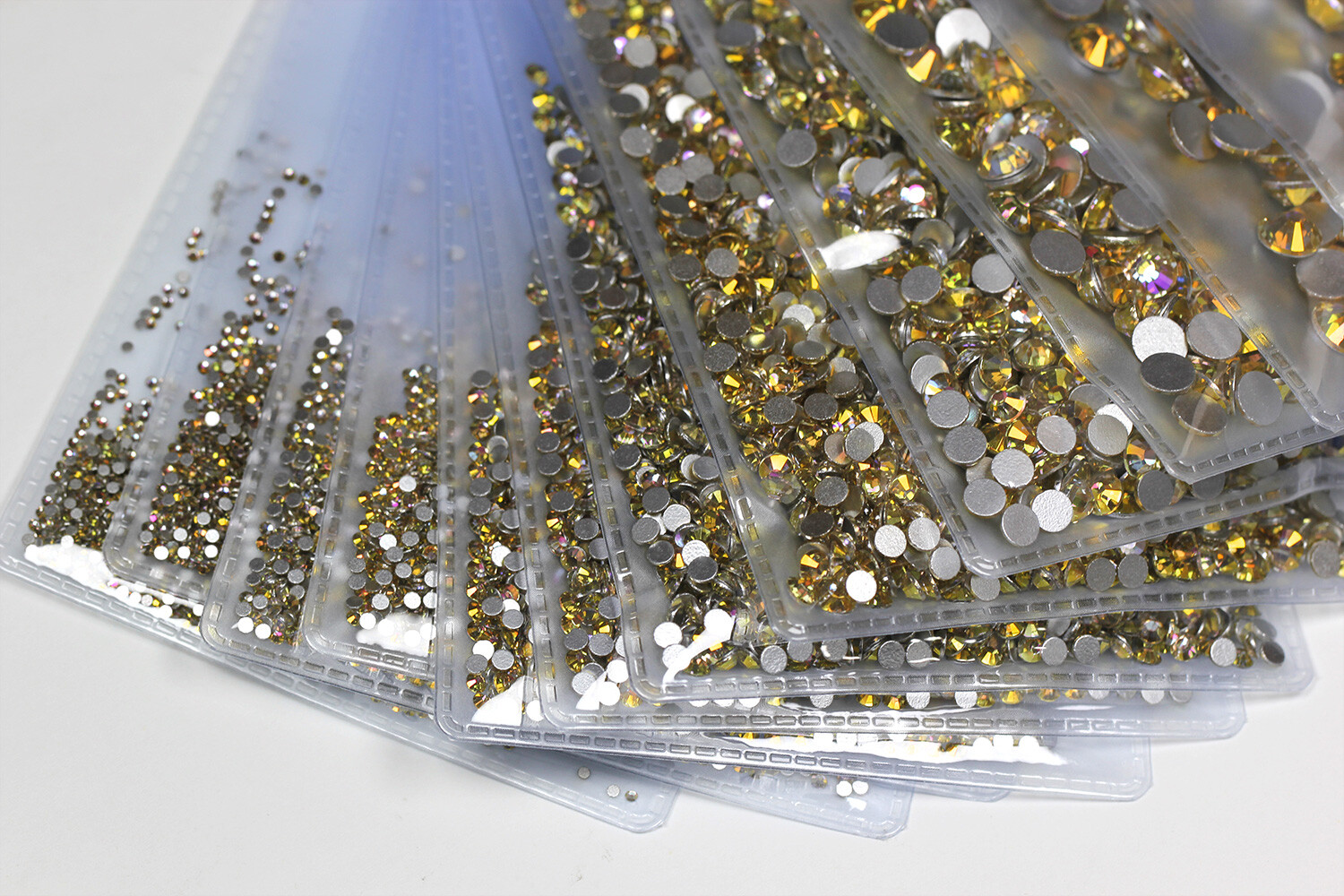 Silk Moonlight Glass Rhinestones FlatBack Gems for Nail Clothes Craft Decoration