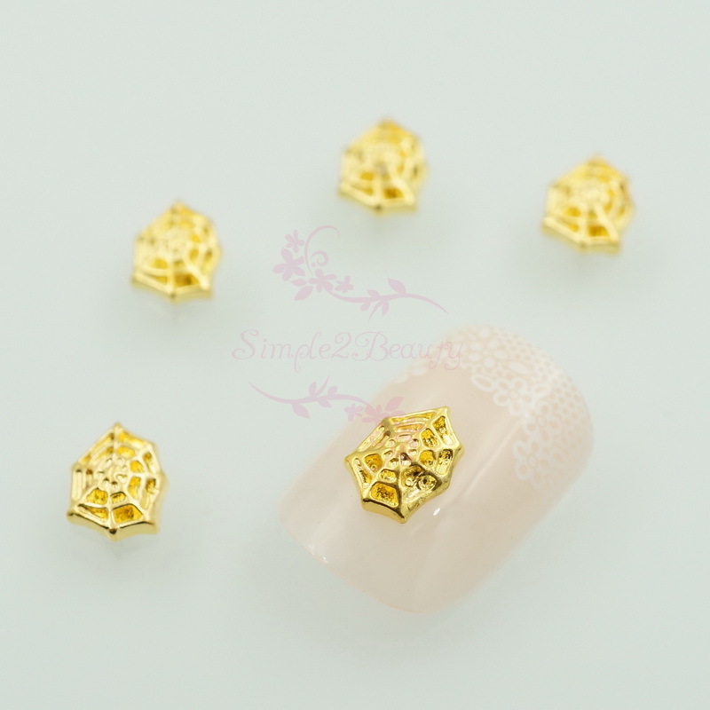 40pcs Mix 4 Styles Halloween Nail Art Alloy Charms Jewelry 3D DIY Design Decor
