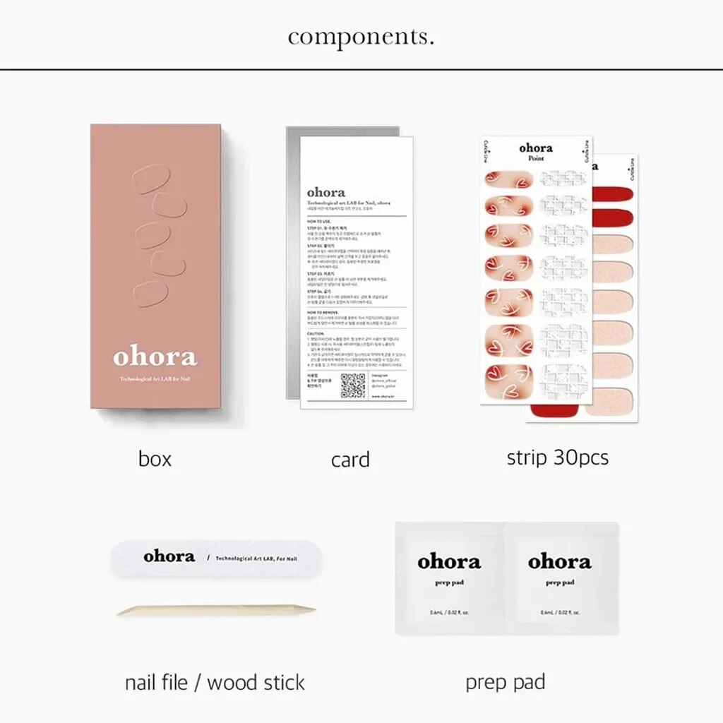 Ohora Nail ND-394 N Love-Sign SCG Nail Art Strips – K-Beauty [New & Sealed]